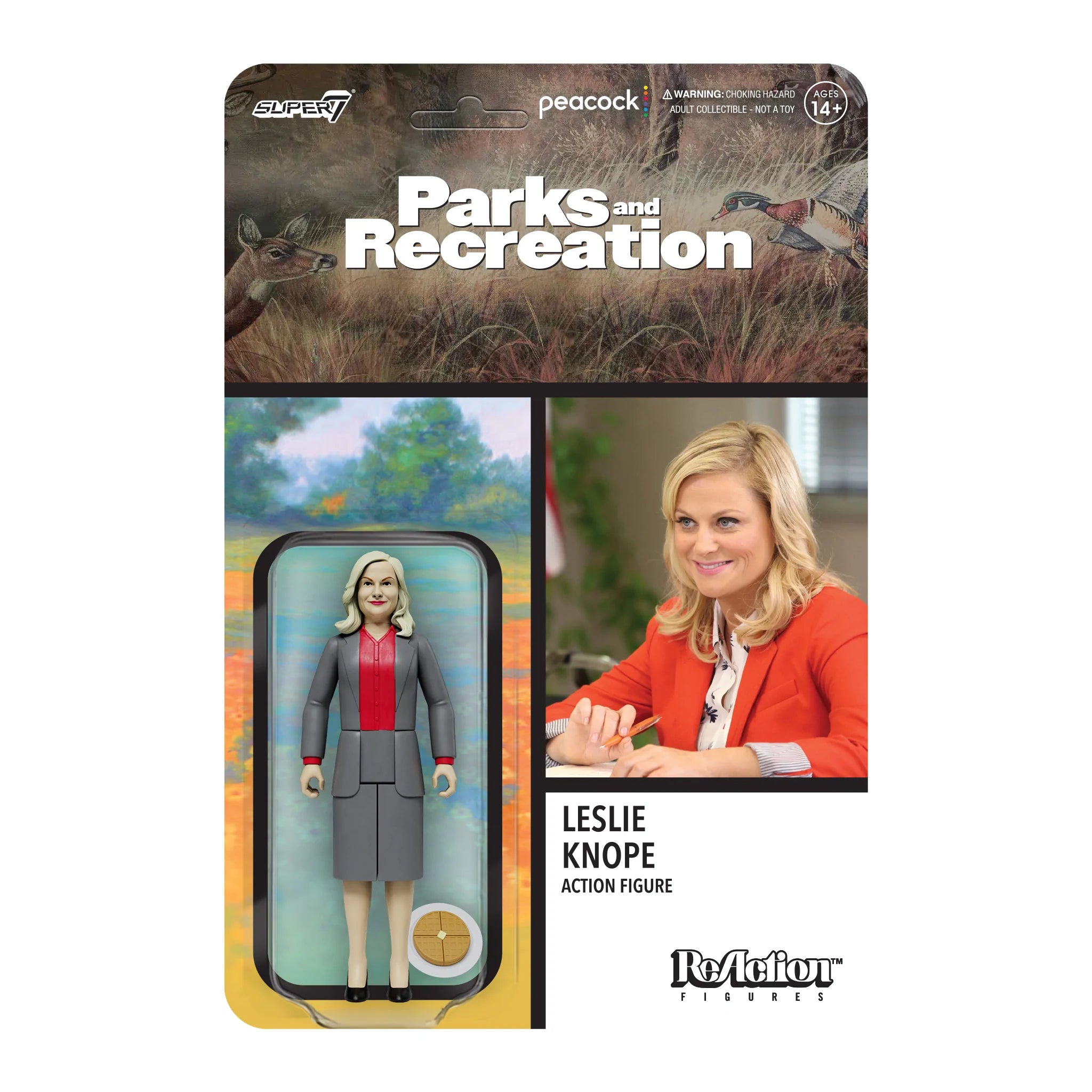 SUPER7 - Parks and Recreation ReAction Figure - Leslie Knope