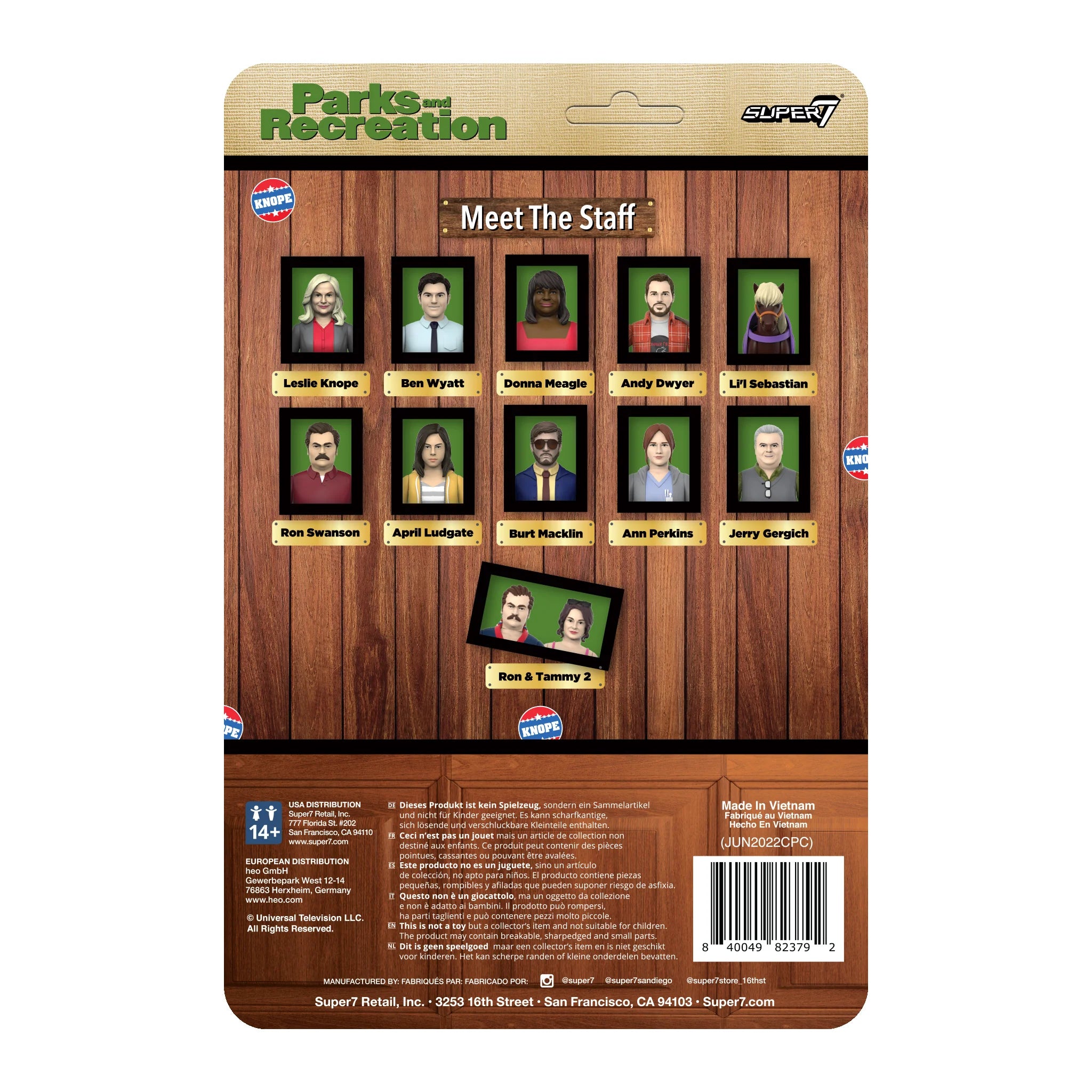 SUPER7 - Parks and Recreation Reaction Figure - Li'l Sebastian