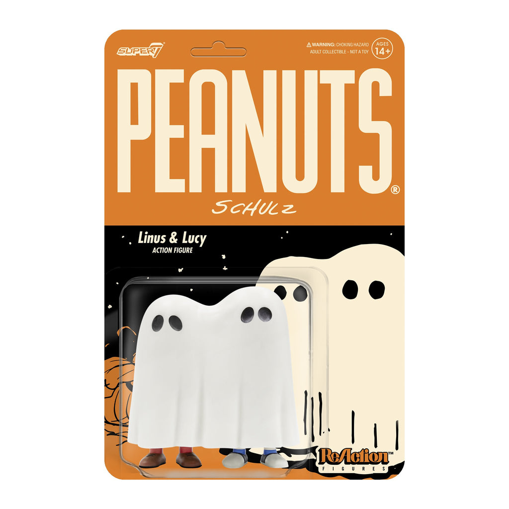 SUPER7 Peanuts ReAction Figure Wave 4 - Linus & Lucy Ghost