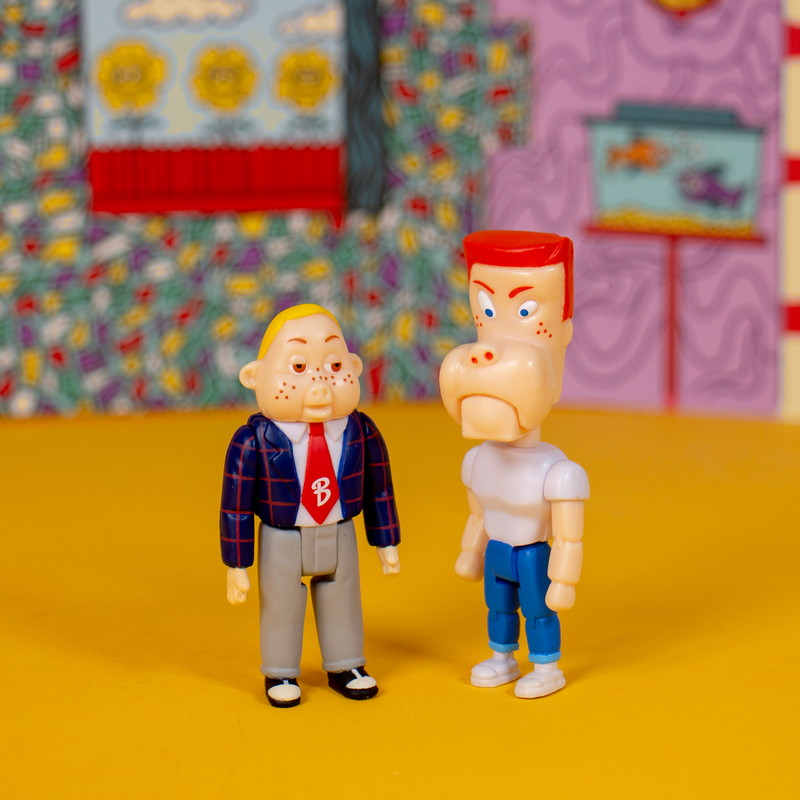 SUPER7 - Pee-wee's Playhouse ReAction Figure - Randy & Billy Baloney