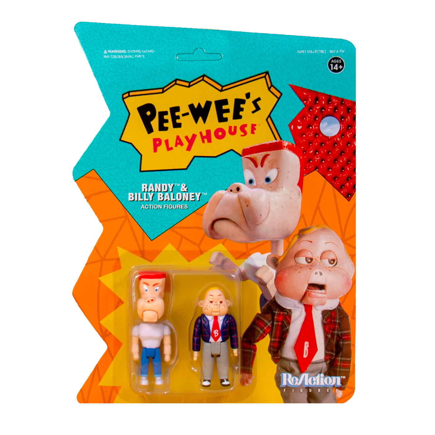 SUPER7 - Pee-wee's Playhouse ReAction Figure - Randy & Billy Baloney