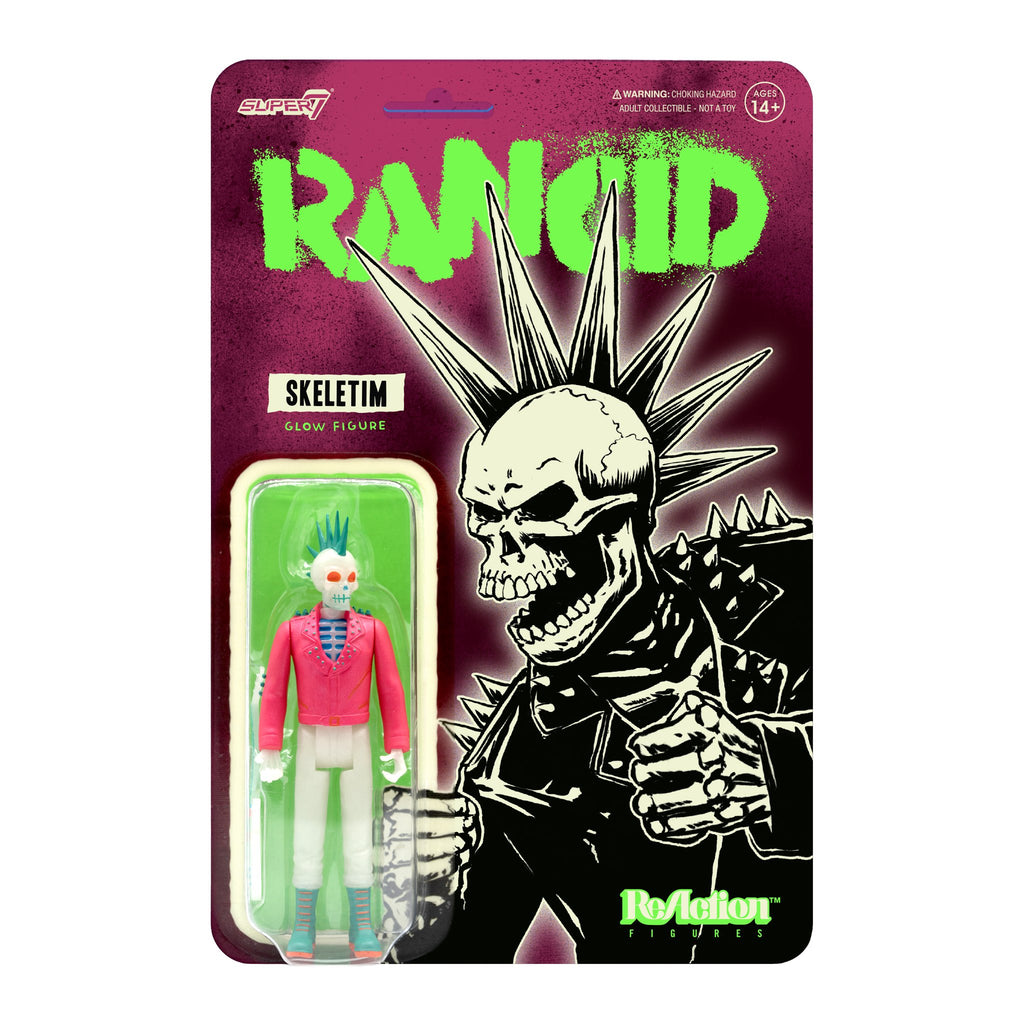 SUPER7 - Rancid ReAction Figure - Skeletim (Glow)