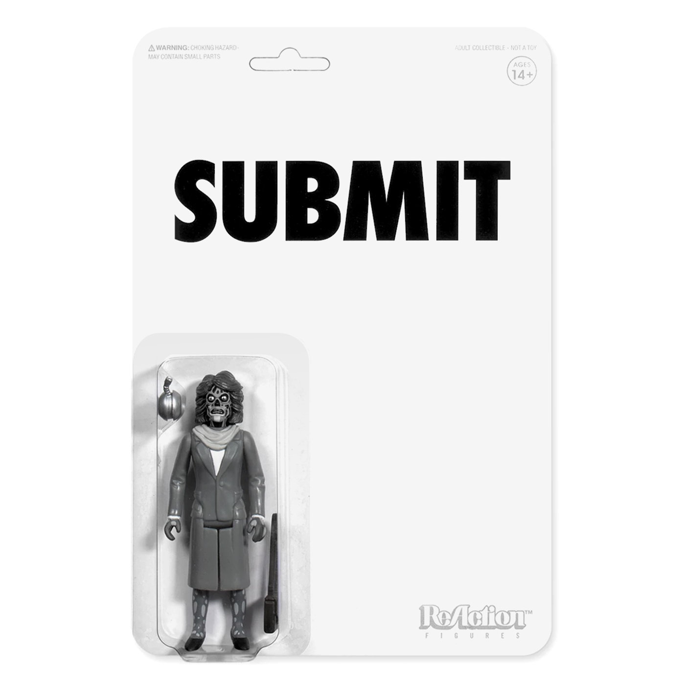 SUPER7 - ReAction They Live - Female Ghoul (Black & White)