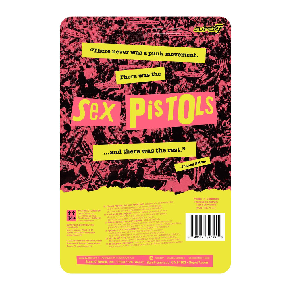 SUPER7 - Sex Pistols Reaction Figure - Sid Vicious