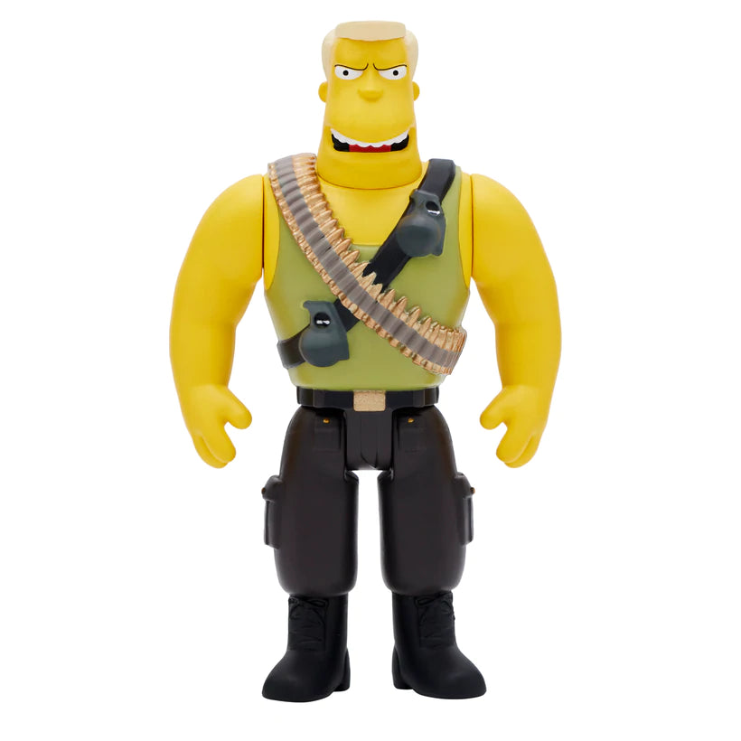 SUPER7 - Simpsons ReAction Figure - Wave 1 McBain - McBain (Commando)