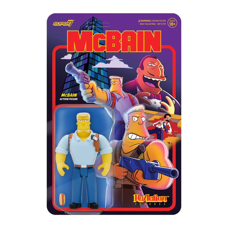 SUPER7 - Simpsons ReAction Figure - Wave 1 McBain - McBain