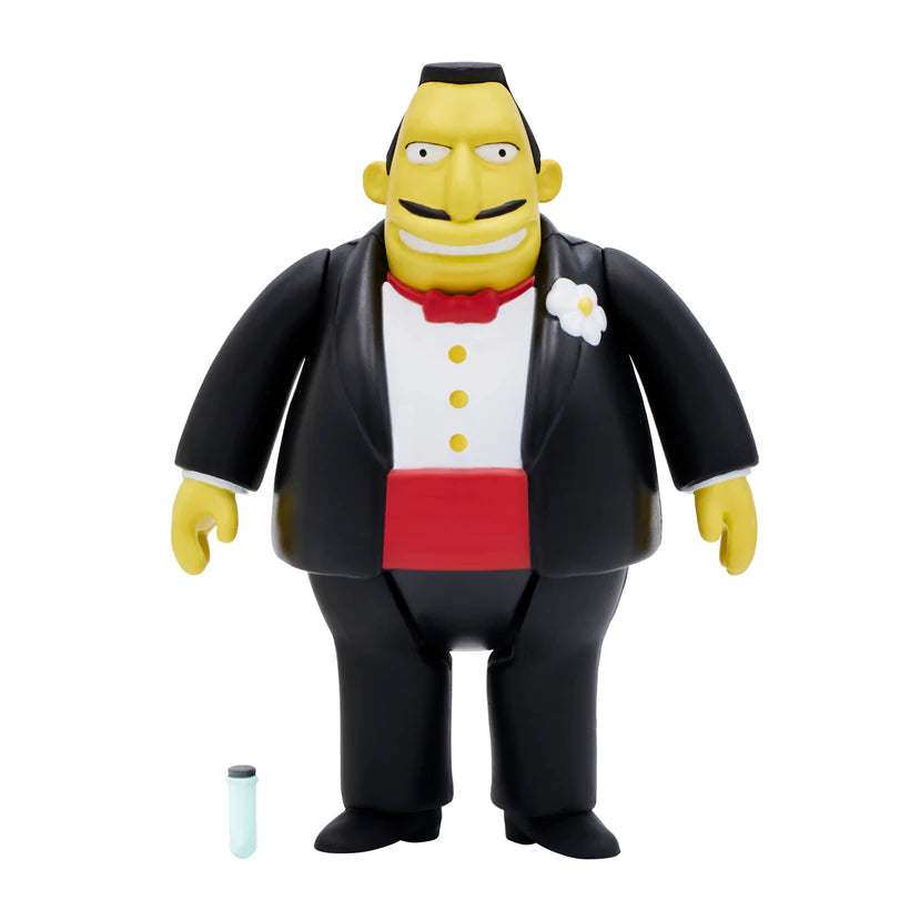 SUPER7 - Simpsons ReAction Figure - Wave 1 McBain - Senator Mendoza