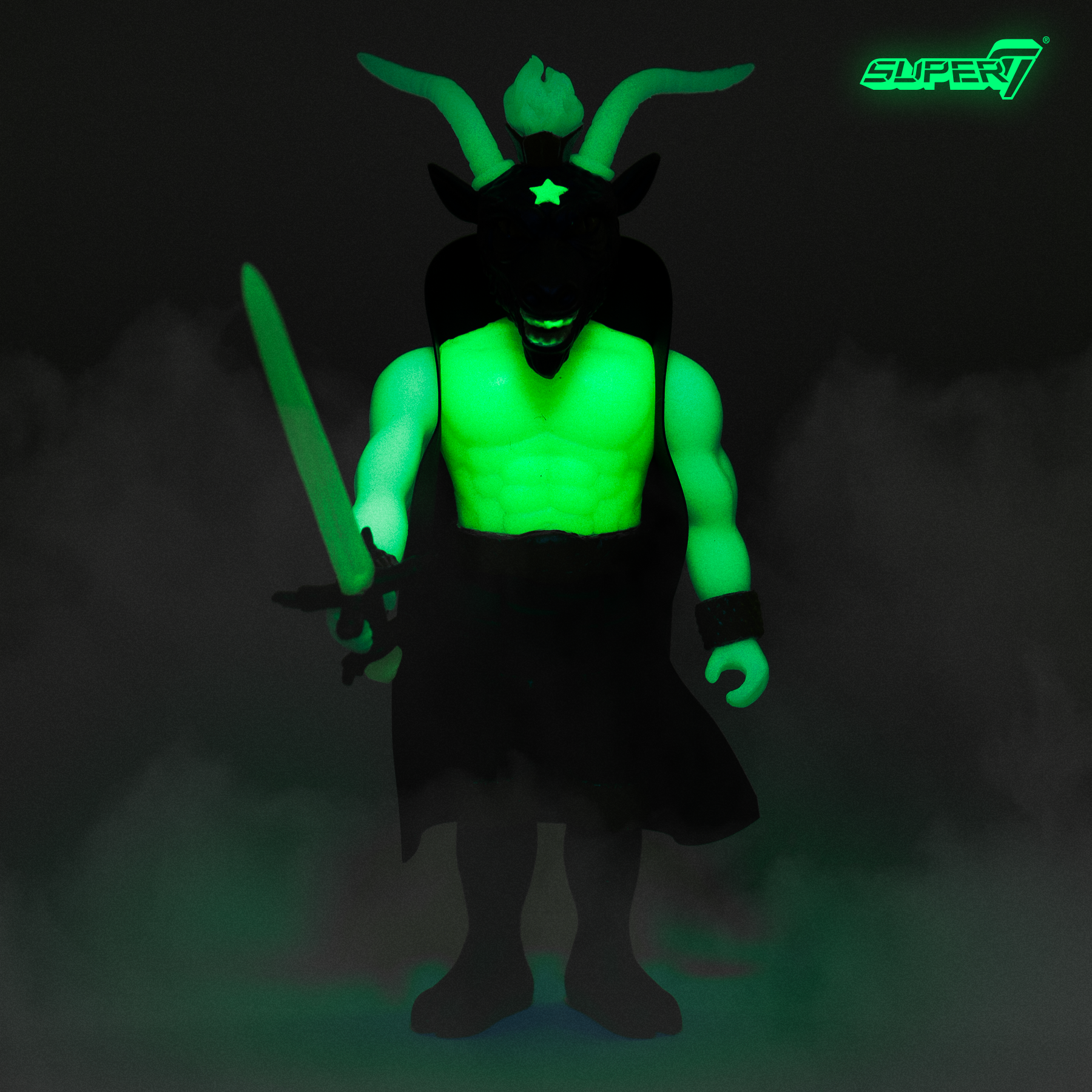 SUPER7 - Slayer ReAction Figure - Minotaur (Glow in the Dark)