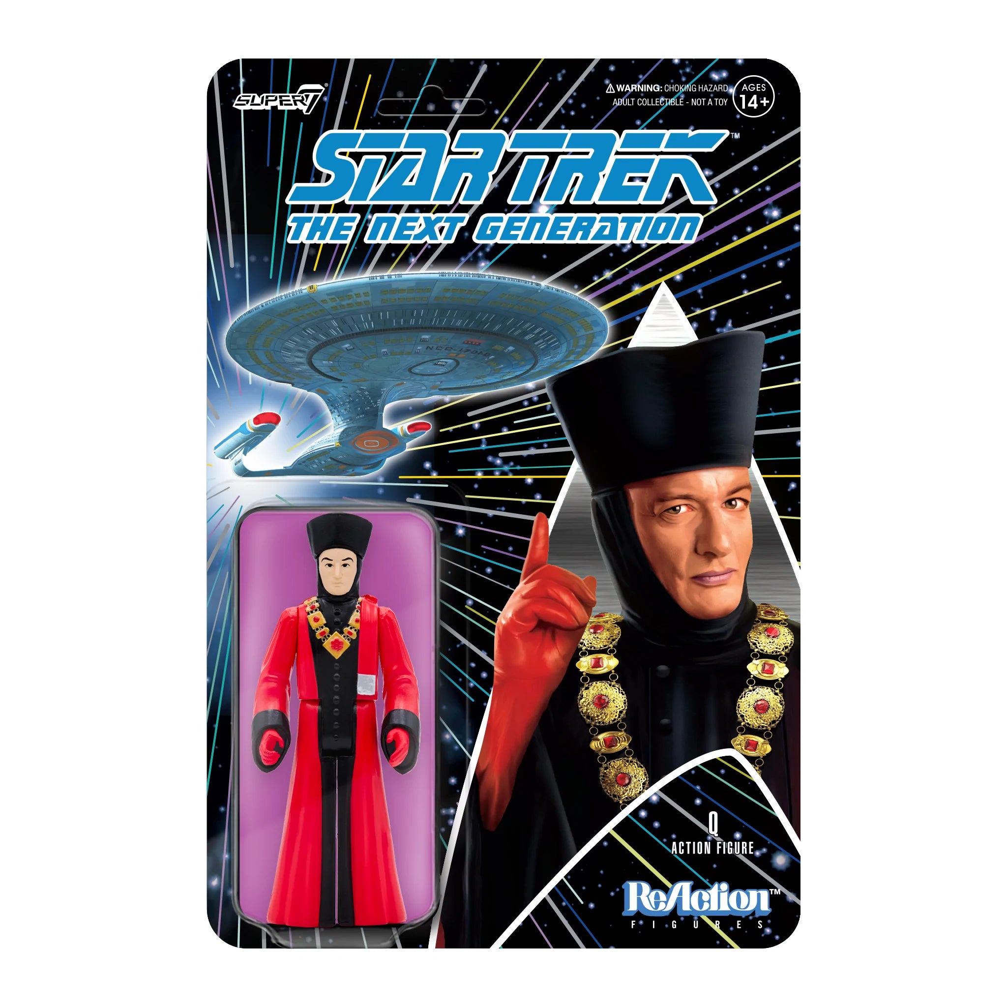 SUPER7 - Star Trek: The Next Generation ReAction Figure Wave 2 - Q