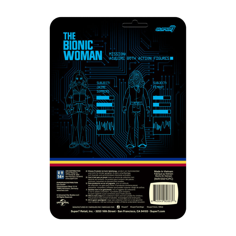 SUPER7 - The Bionic Woman ReAction Figure - Jamie Sommers