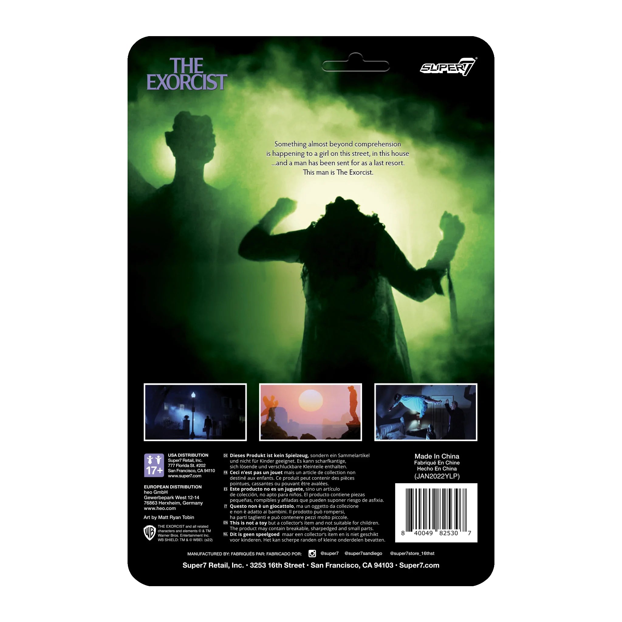 SUPER7 - The Exorcist Reaction Figure - Demented Regan MacNeil (Vomit Splatter)