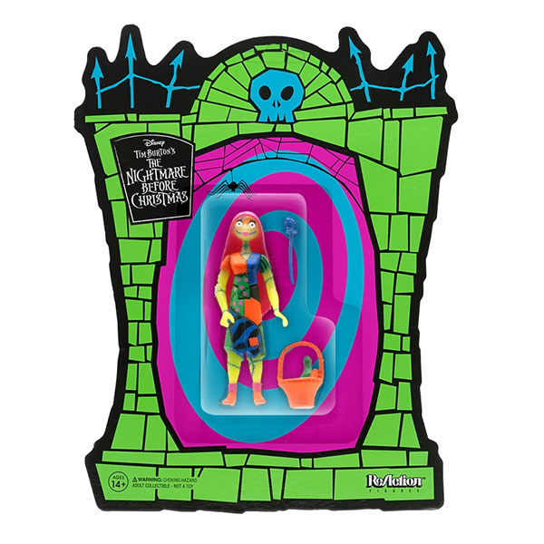 SUPER7 - The Nightmare Before Christmas ReAction Figure (Glow in the Dark) - Sally
