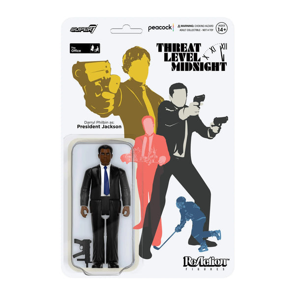 SUPER7 - The Office "Threat Level Midnight" Reaction Figure - Darryl Philbin as: President Jackson