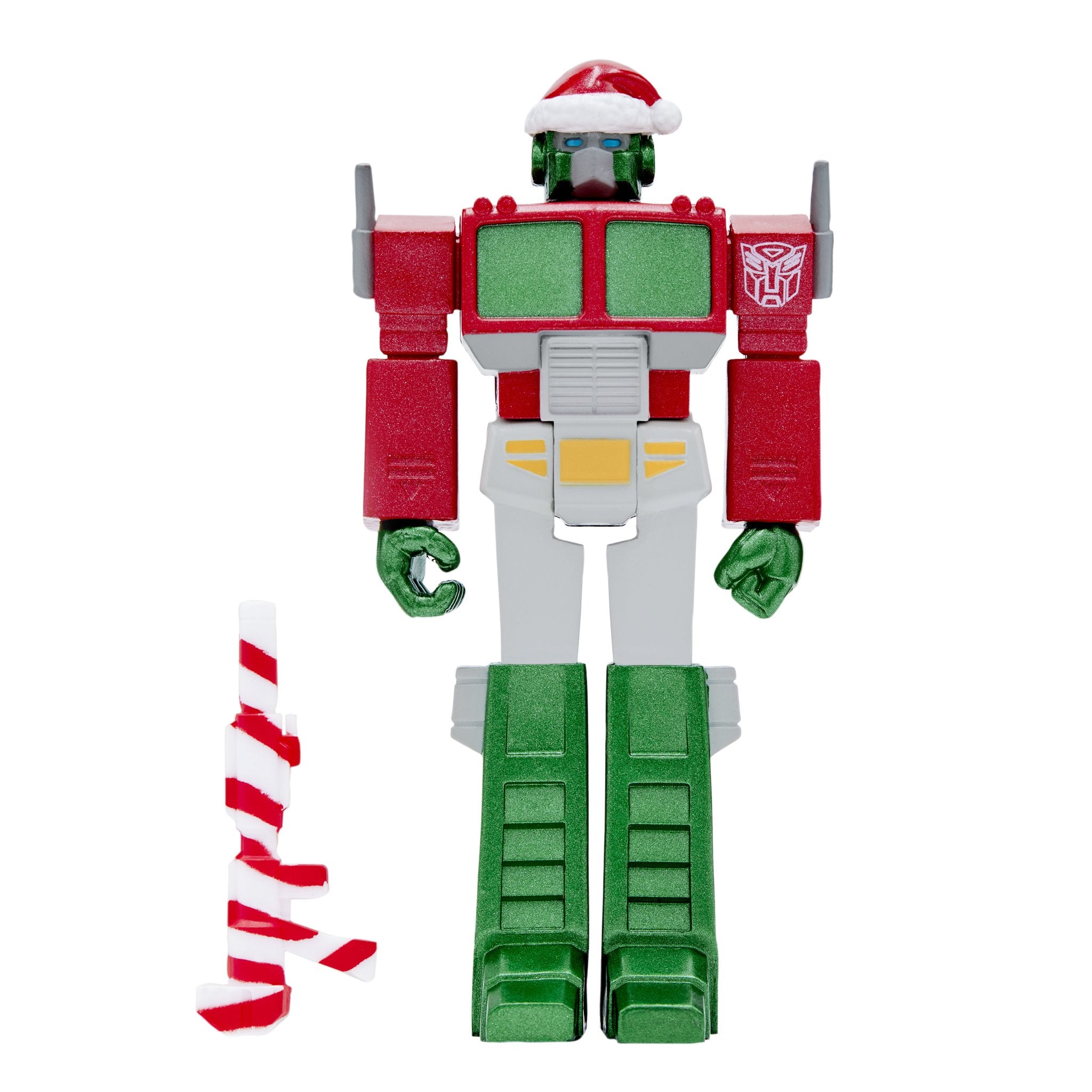 SUPER7 - Transformers ReAction Figure - Optimus Santa