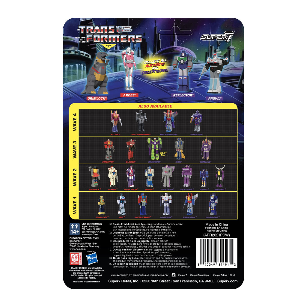SUPER7 - Transformers ReAction Figure - Optimus Santa