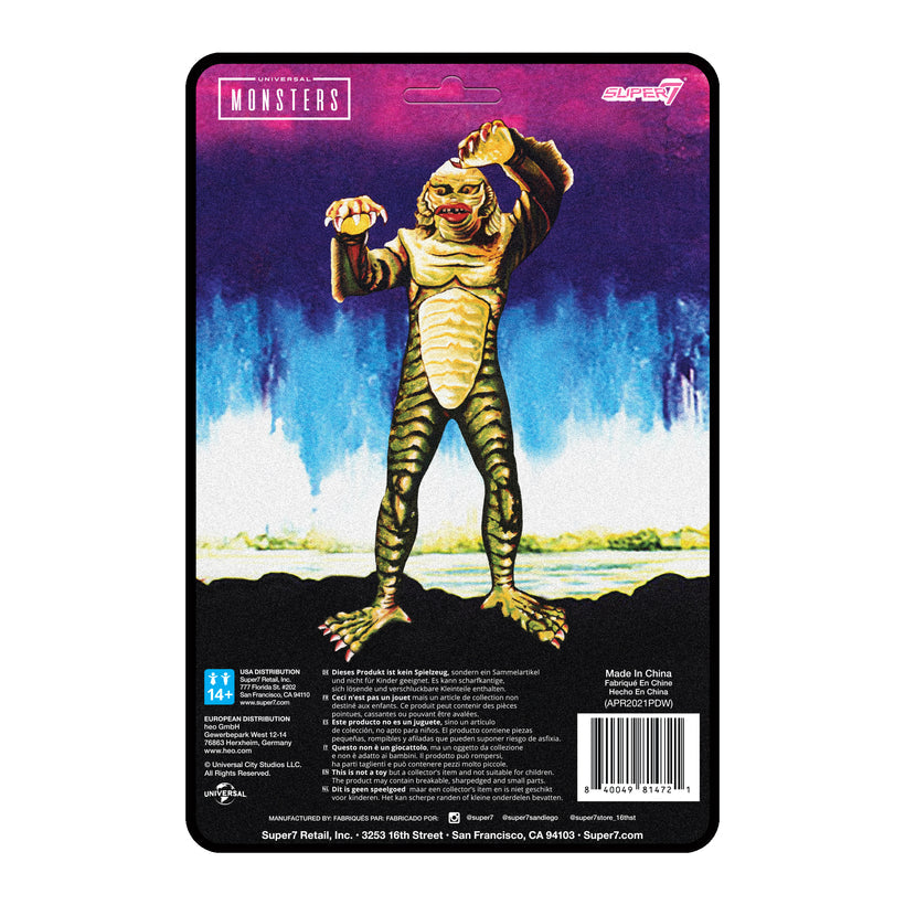SUPER7 - Universal Monsters ReAction Figure - "Super" Creature (Narrow Sculpt On Card)