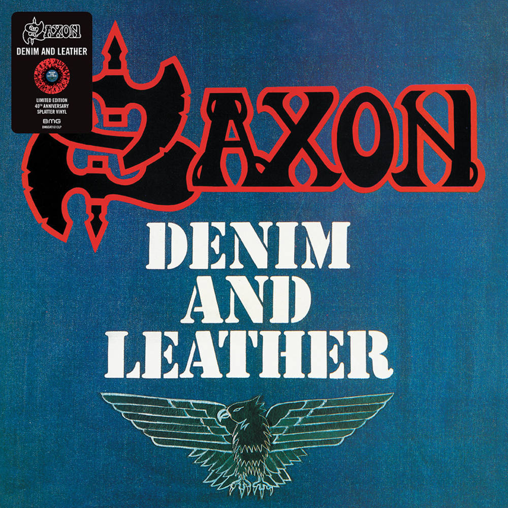 Saxon - Denim and Leather: Limited Edition 40th Anniversary Splatter Vinyl (New Vinyl)