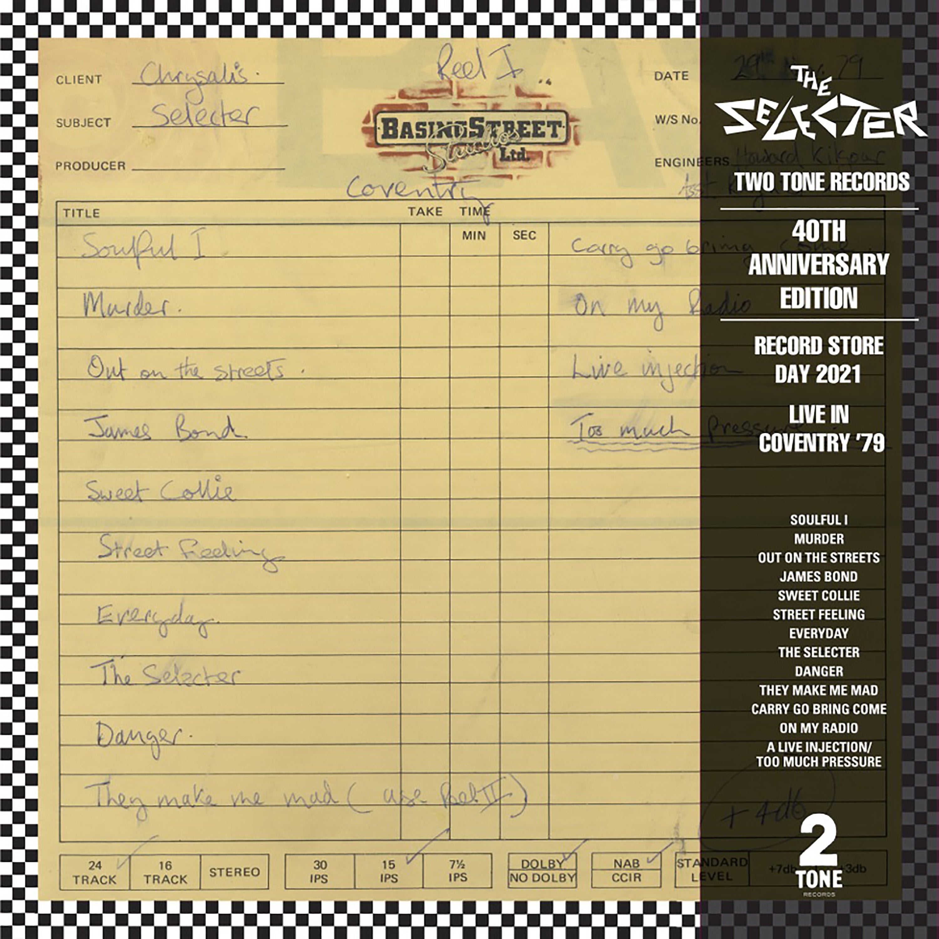 Selecter - Live In Coventry (RSD2 2021) (New Vinyl)