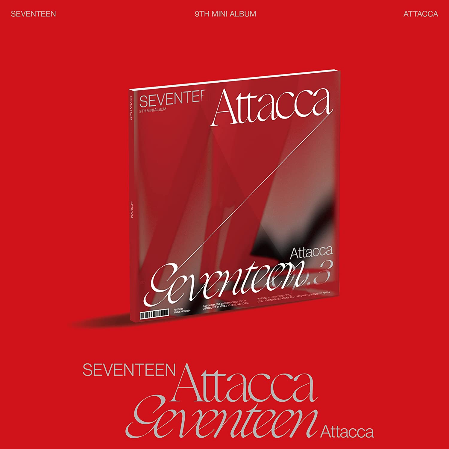 Seventeen - Attacca  (Op.3) 9th Mini Album (New CD)