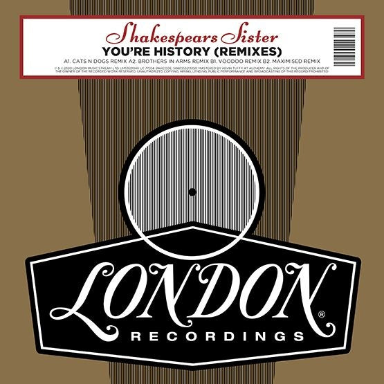 Shakespears Sister - You'Re History Remixes (12') (New Vinyl)