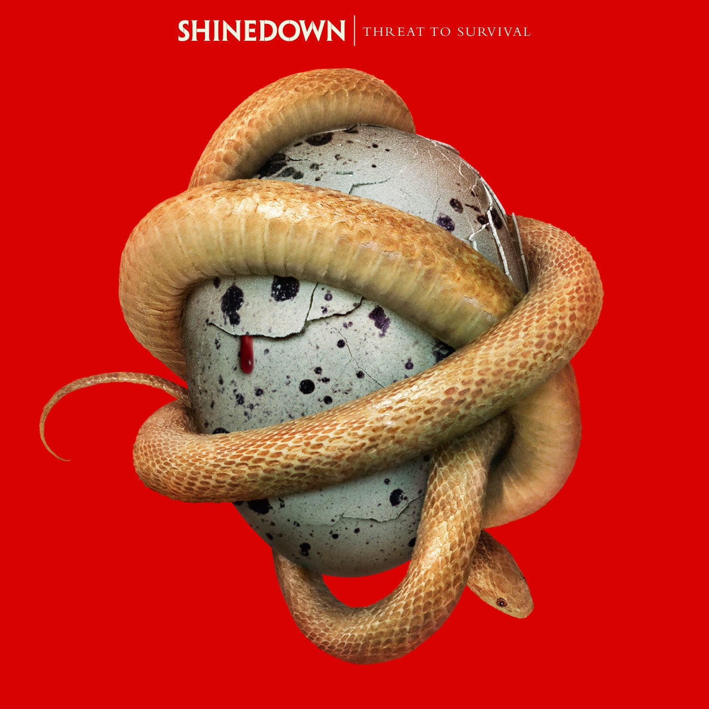 Shinedown- Threat To Survival (Clear Red Vinyl) (New Vinyl)