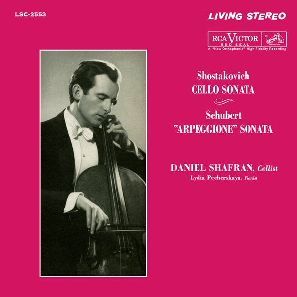 Shostakovich, Schubert, Daniel Shafran, Lydia Pecherskaya ‎– Cello Sonata / "Arpeggione" Sonata (Analogue Productions 200G New Vinyl)