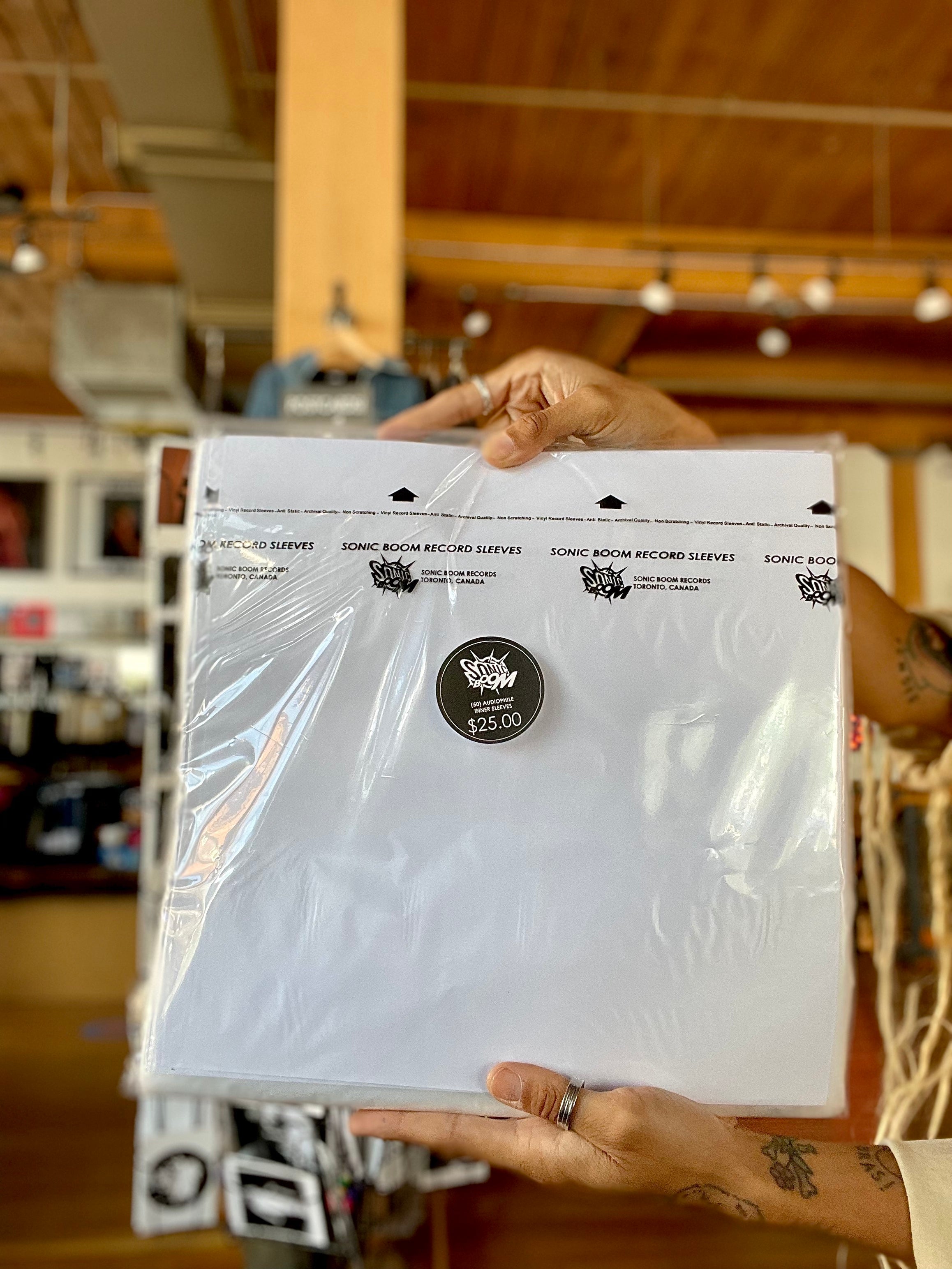 Sonic Boom MOFI-Style 12" Audiophile Anti-static Inner Sleeves (50pcs)