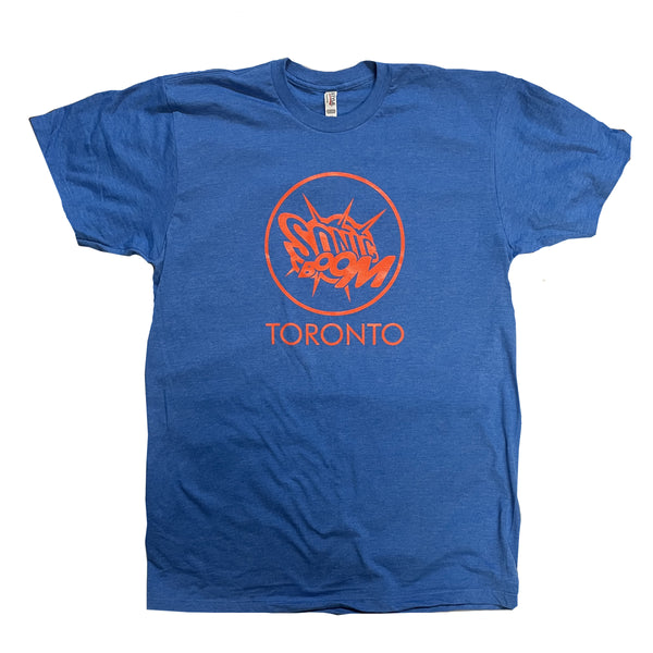 Sonic Boom T-Shirt - Royal Blue - Orange Logo