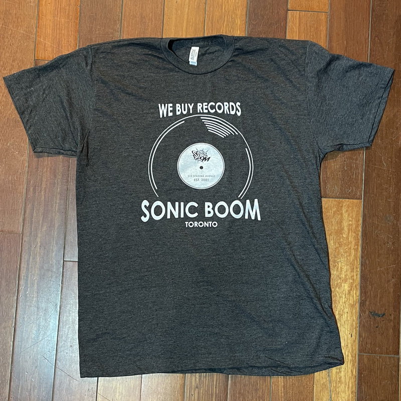 Sonic Boom T-Shirt - We Buy Records -  Logo ('22)