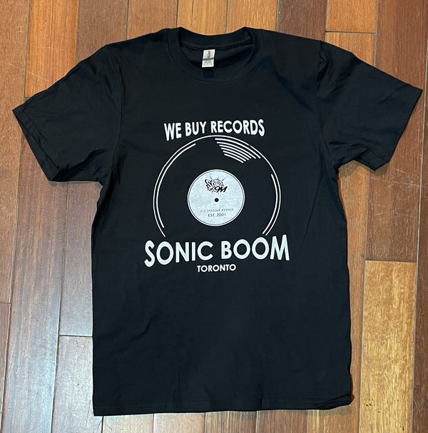 Sonic Boom T-Shirt - We Buy Records -  Logo ('22)