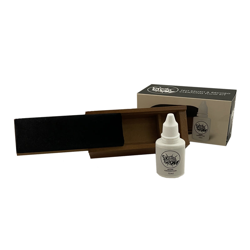 Sonic Boom Vinyl Felt Brush & Cleaning Fluid