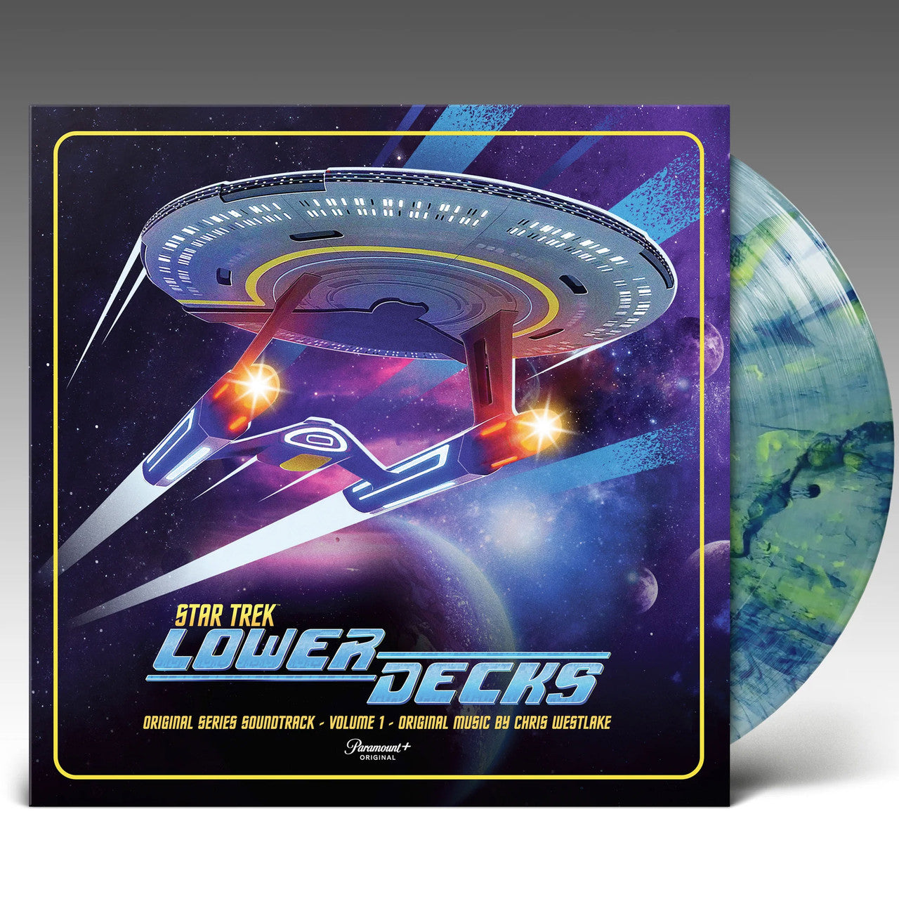 Star Trek: Lower Decks Vol.1 (2LP/blue, yellow galaxy) (OST) (New Vinyl)