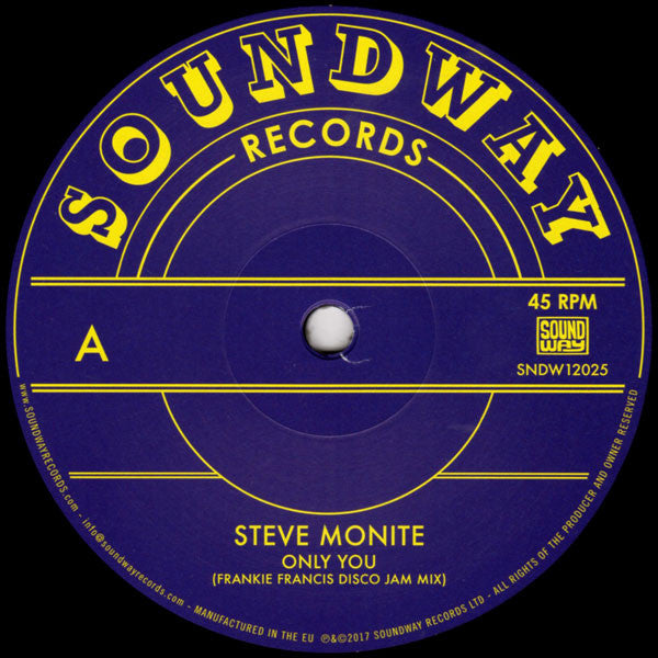 Steve Monite / Tabu Ley Rochereau – Only You / Hafi Deo 12" Single (New Vinyl)