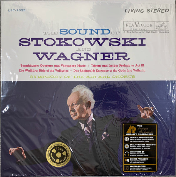 Stokowski, Wagner, Symphony Of The Air And Chorus ‎– The Sound Of Stokowski And Wagner (Analogue Productions 200G New Vinyl)