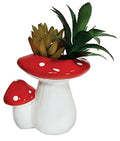 Streamline - Ceramic Double Mushroom Planter (Mini)