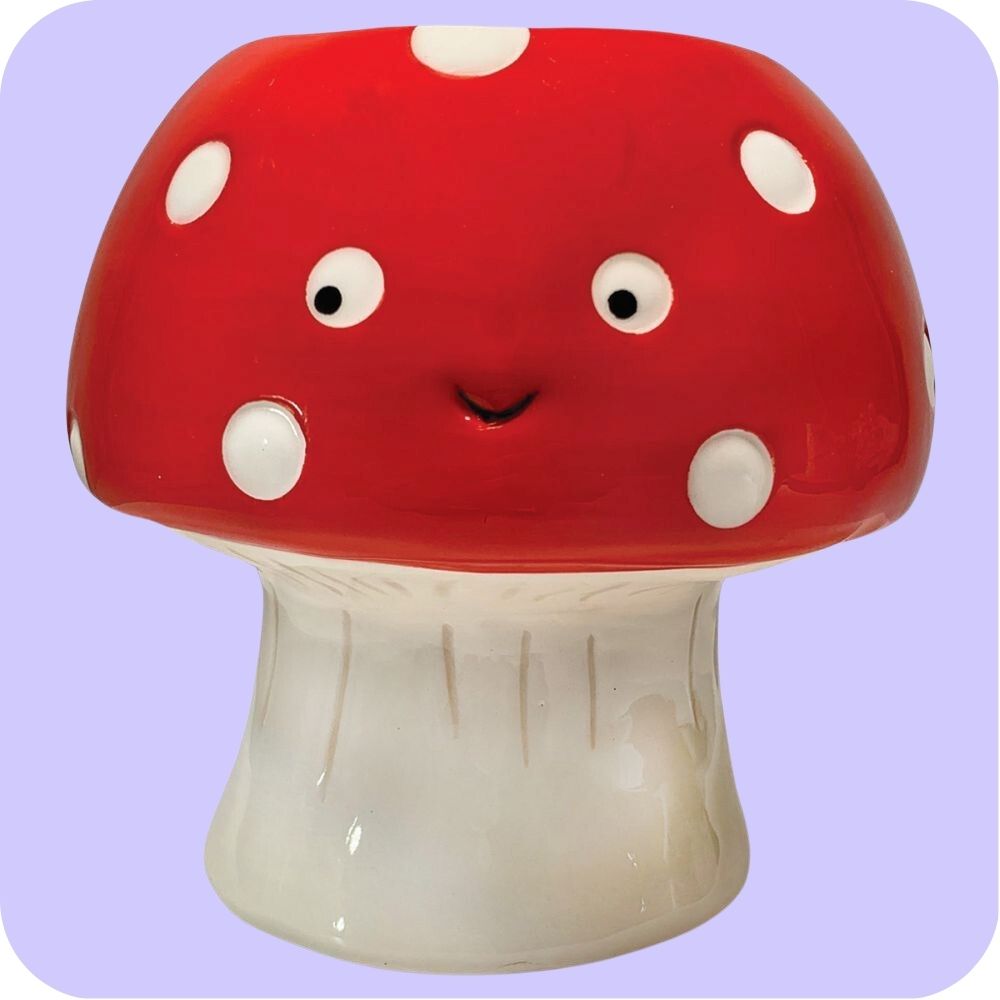 Streamline - Ceramic Mushroom Planter (Small)