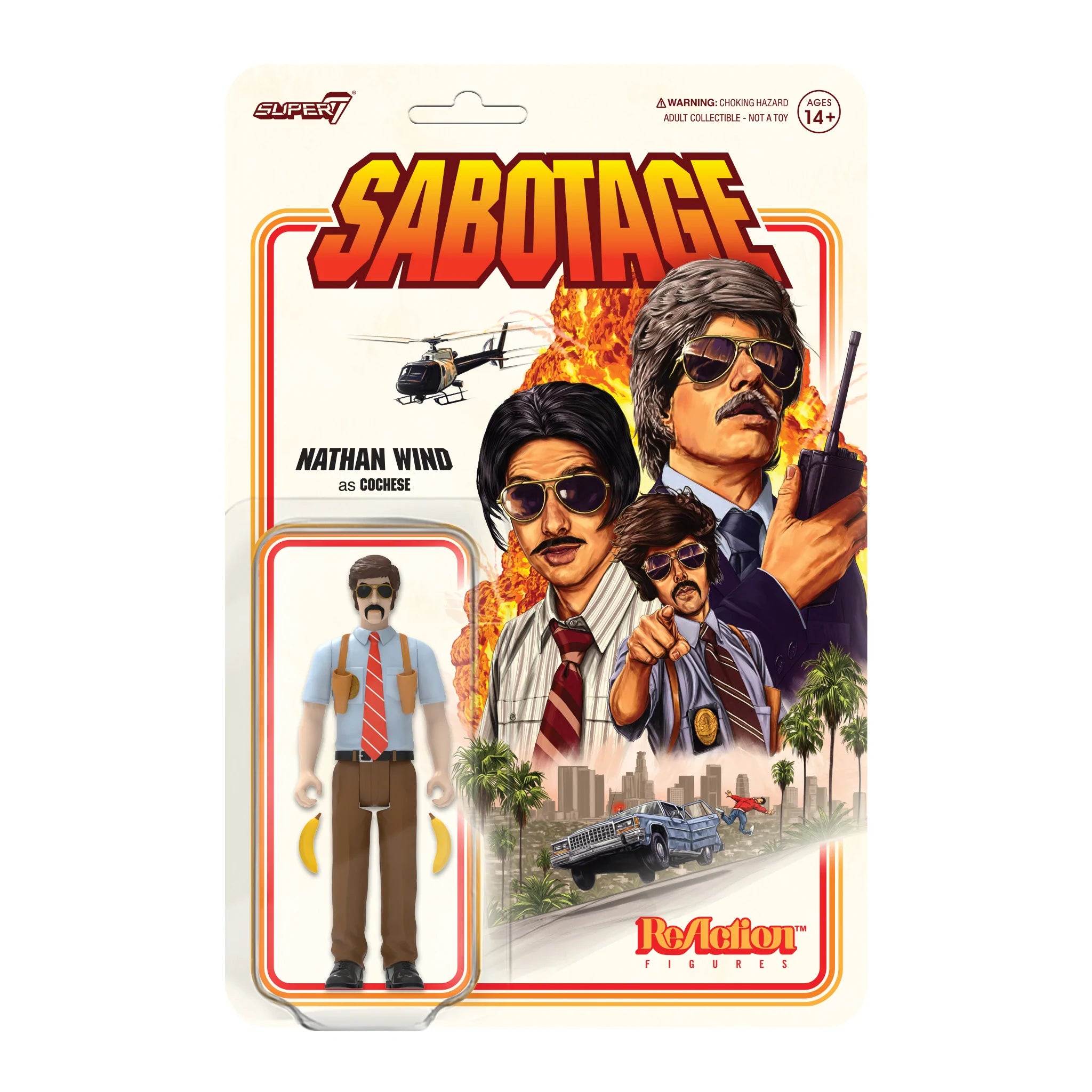 Super7 - Sabotage ReAction Figure - Nathan Wind