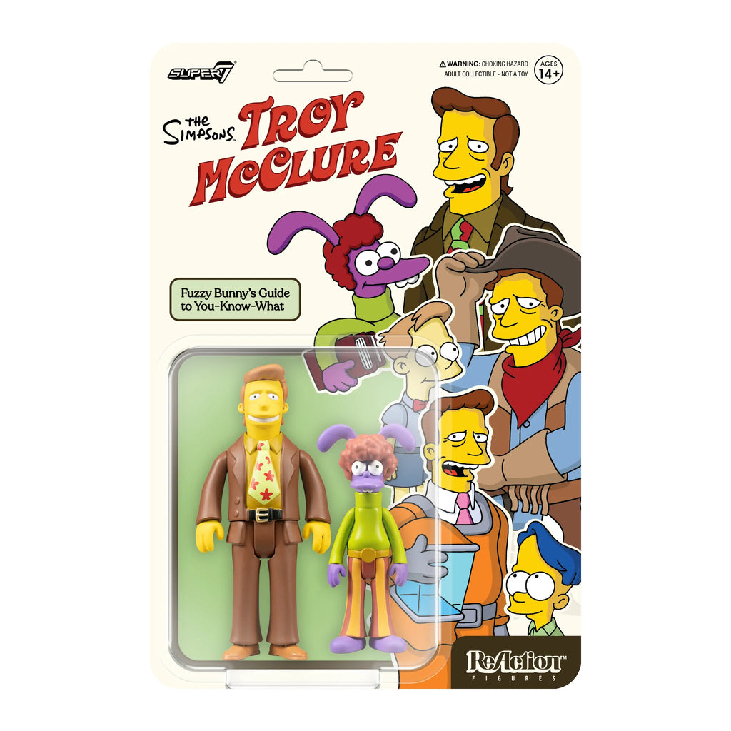 Super7 - The Simpsons ReAction Wave 2 - Troy McClure Fuzzy Bunny’s Guide To You-Know-What