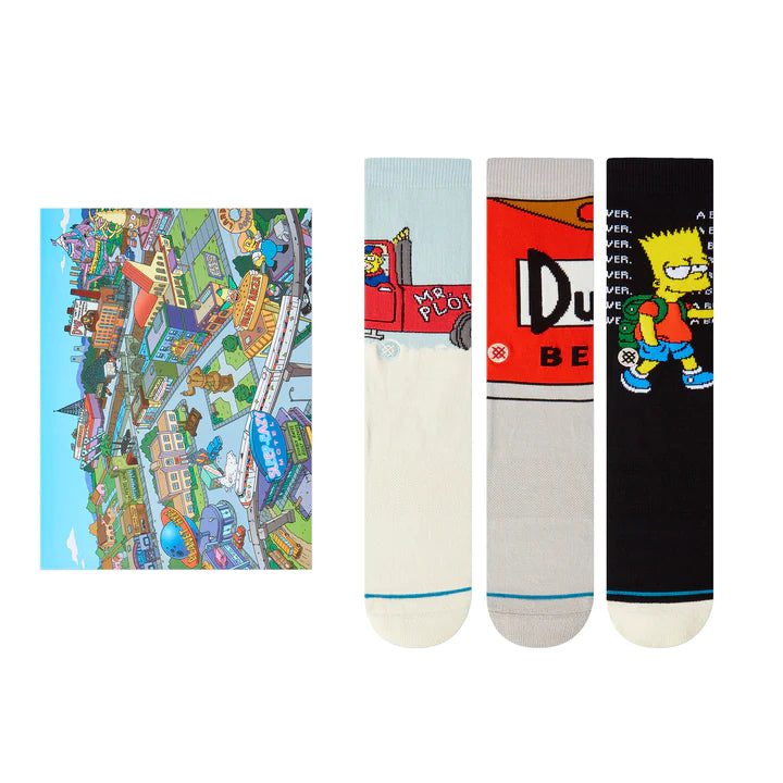 THE SIMPSONS X STANCE THE SIMPSONS CREW SOCKS BOX SET