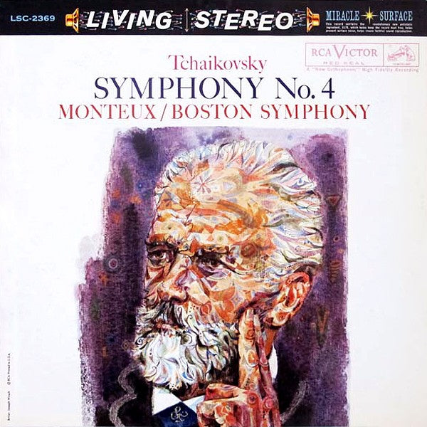 Tchaikovsky, Monteux / Boston Symphony ‎– Symphony No. 4 (Analogue Productions 200G New Vinyl)