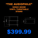 "The Audiophile" -  Sonic Boom Record Turntable Stand - ONLY FOR IN-STORE PICK UP.