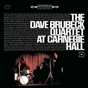 The Dave Brubeck Quartet – At Carnegie Hall (Speakers Corner) (New Vinyl)