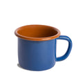The Get Out - Brown and Blue - Enamel Mug - 12 Oz - Crow Canyon