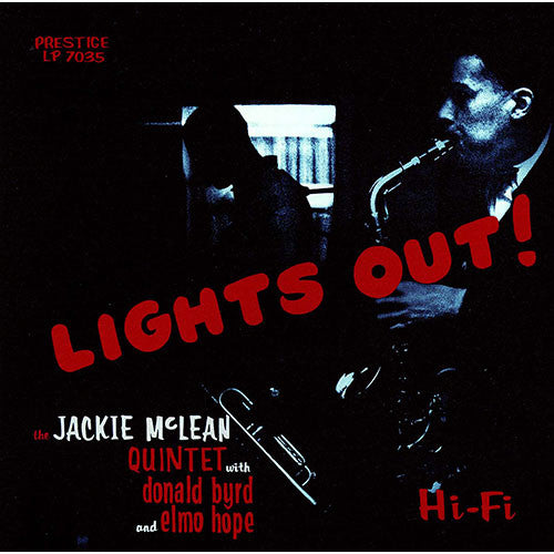 Jackie McLean Quintet ‎– Lights Out! (Hybrid Mono CD) (New CD)