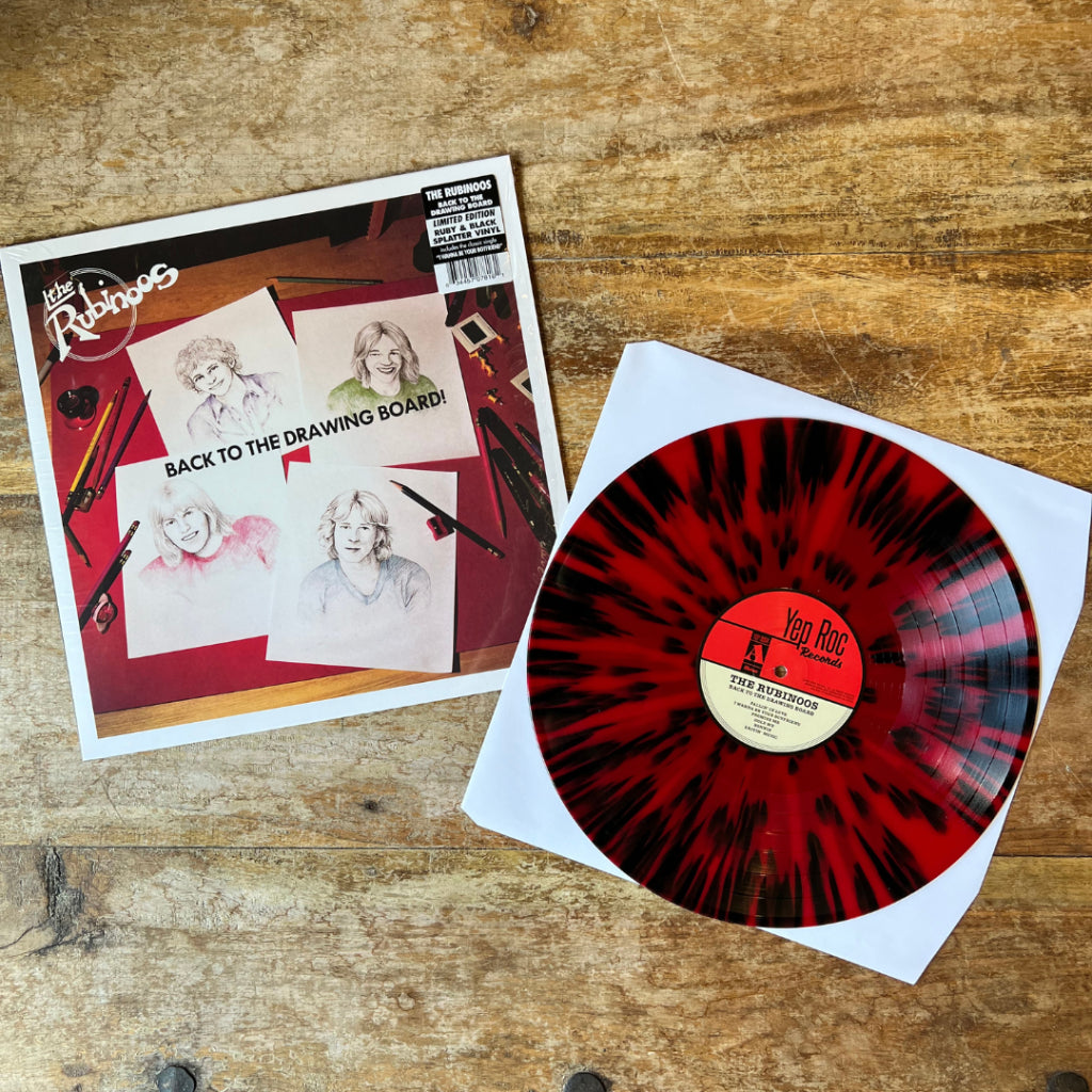 The Rubinoos - Back To The Drawing Board! (Limited Edition Ruby/Black Splatter) (RSD Black Friday 2022) (New Vinyl)