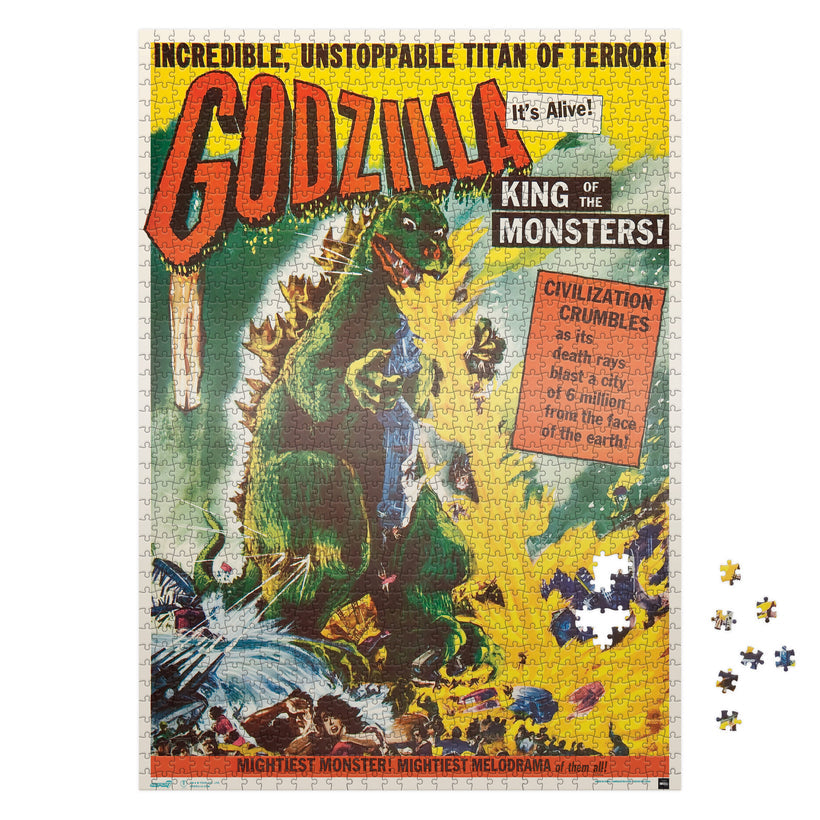 Toho Puzzle - Godzilla King of Monsters (U.S. Release One Sheet Poster)
