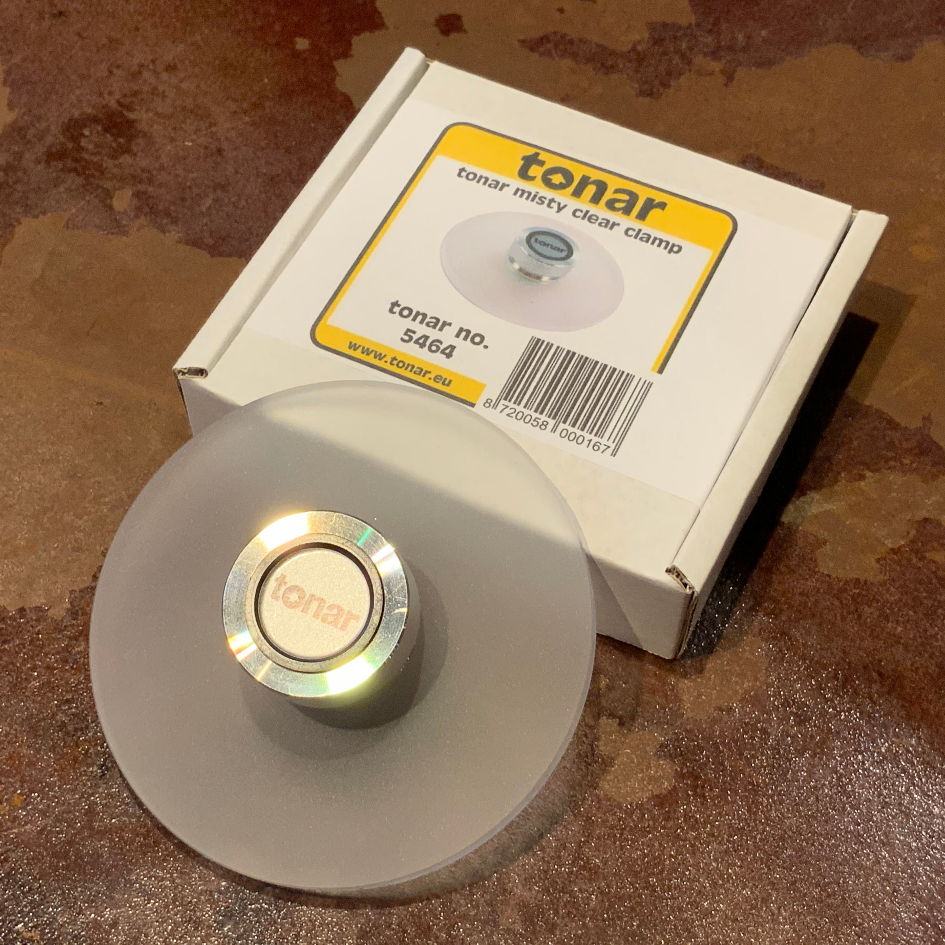 Tonar Misty Record Clamp (Frosted Clear)