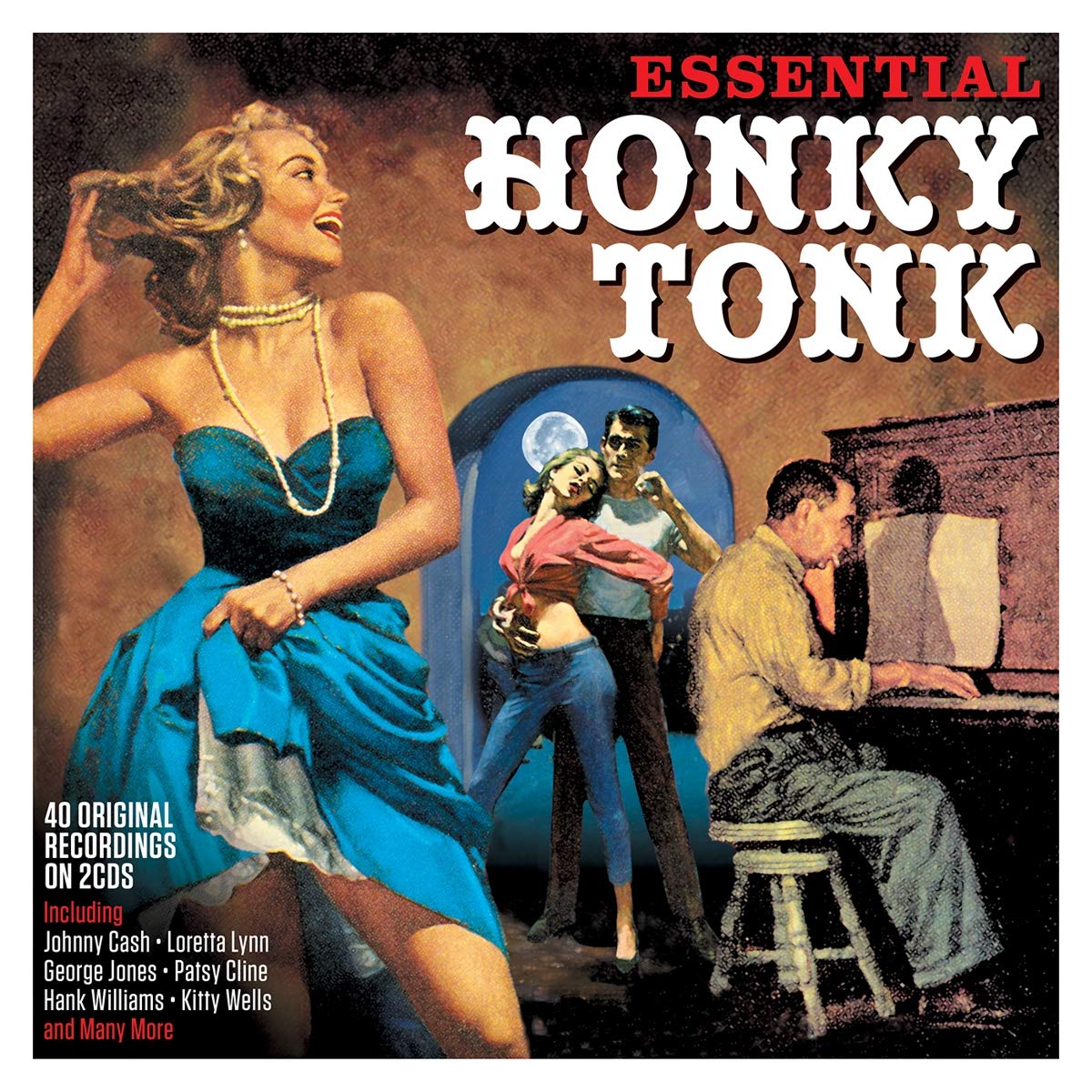 Various-essential-honky-tonk-2cd-new-cd