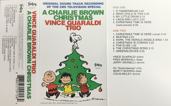 Vince Guaraldi Trio - A Charlie Brown Christmas (New Cassette)