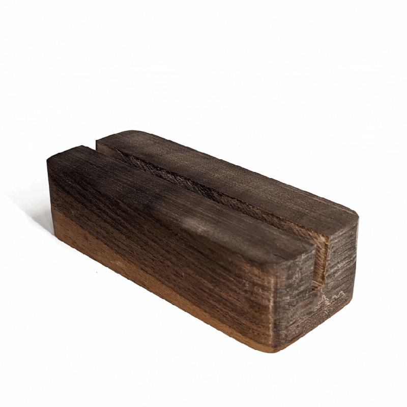 Vinylblox - Black Walnut Tabletop Stand (Solo)